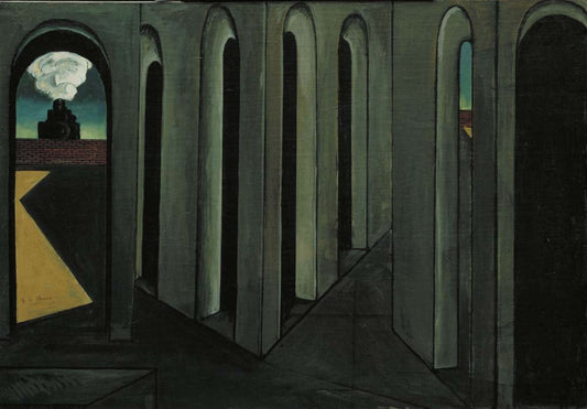 Giorgio de Chirico - The Anxious Journey, vintage art, modern poster print
