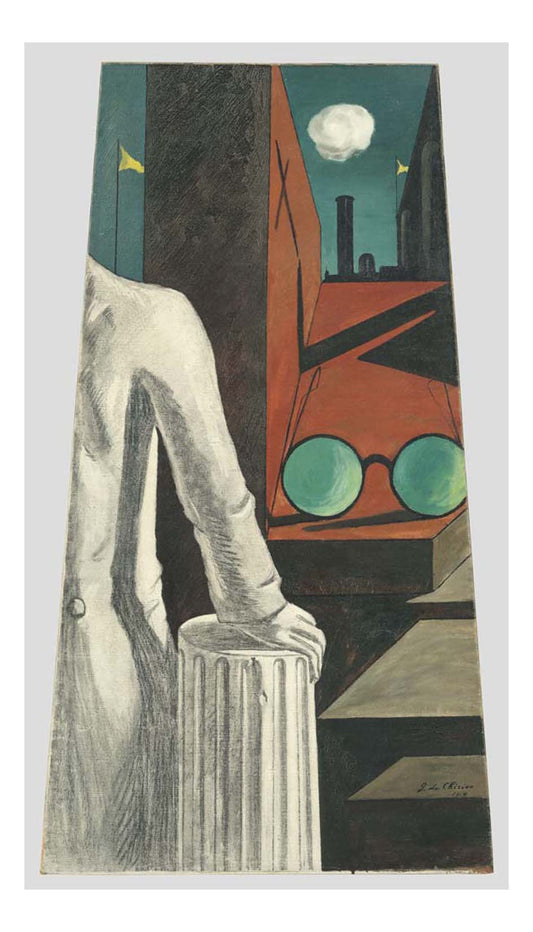 Giorgio de Chirico - The Serenity of the Scholar, 16x12" (A3) Poster Print