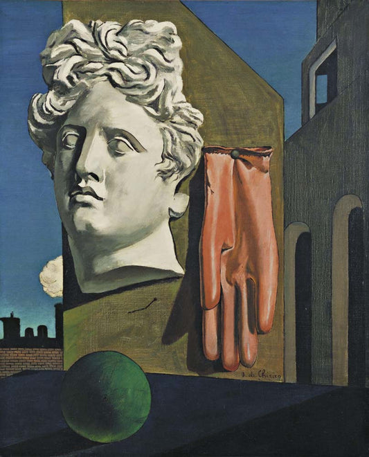 Giorgio de Chirico - The Song of Love, vintage art, modern poster print