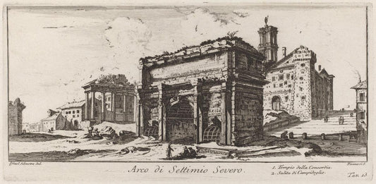 Giovanni Battista Piranesi:Arco di Settimio Severo,16x12"(A3) Poster