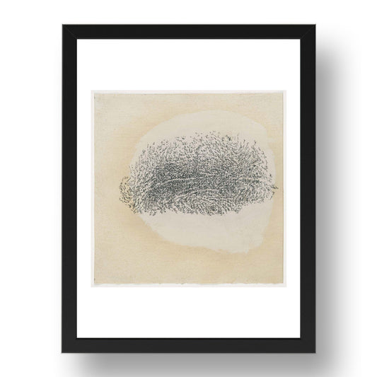 Giuseppe Penone: Untitled (2), modernist artwork, A3 Size Reproduction Poster Print in 17x13" Black Frame