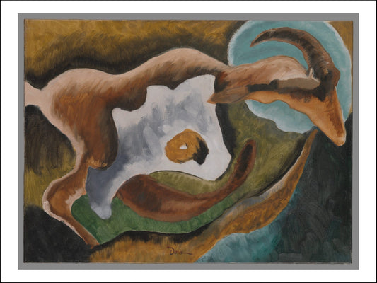 Goat 1935 by Arthur Dove, vintage art, modern poster print