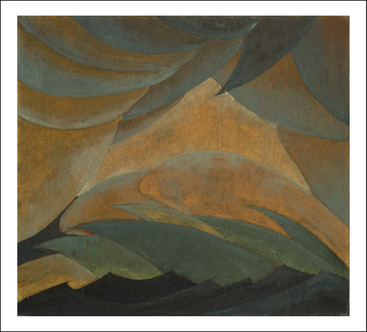 Golden Storm by Arthur Dove, vintage art, modern poster print