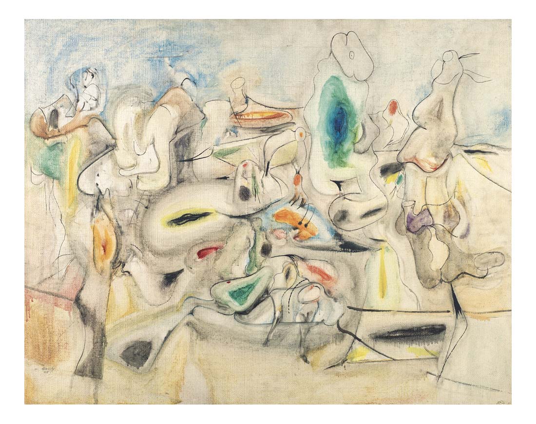 Good Afternoon Mrs Lincoln by Arshile Gorky,16x12(A3) Poster