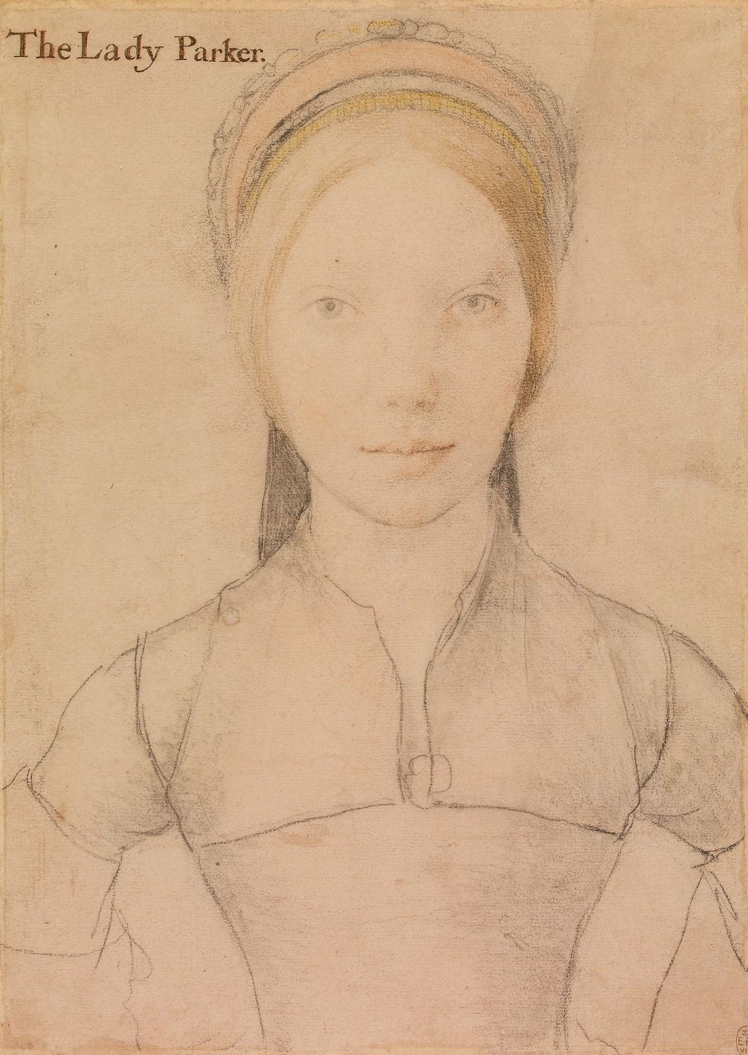 Grace, Lady Parker, vintage artwork by Hans Holbein the Younger, A3 (16x12") Poster Print