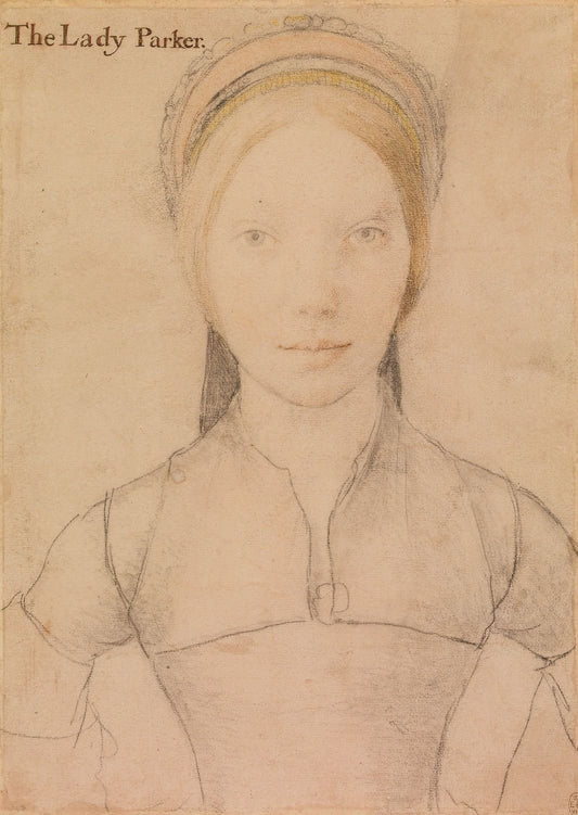 Grace, Lady Parker, vintage artwork by Hans Holbein the Younger, A3 (16x12") Poster Print