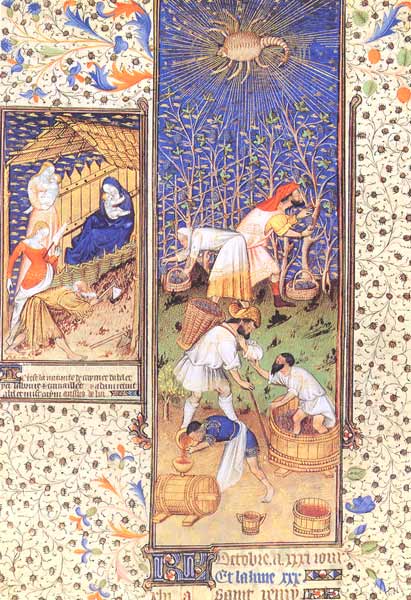 Grandes Heures de Rohan, vintage artwork by Rohan Master, A3 (16x12") Poster Print
