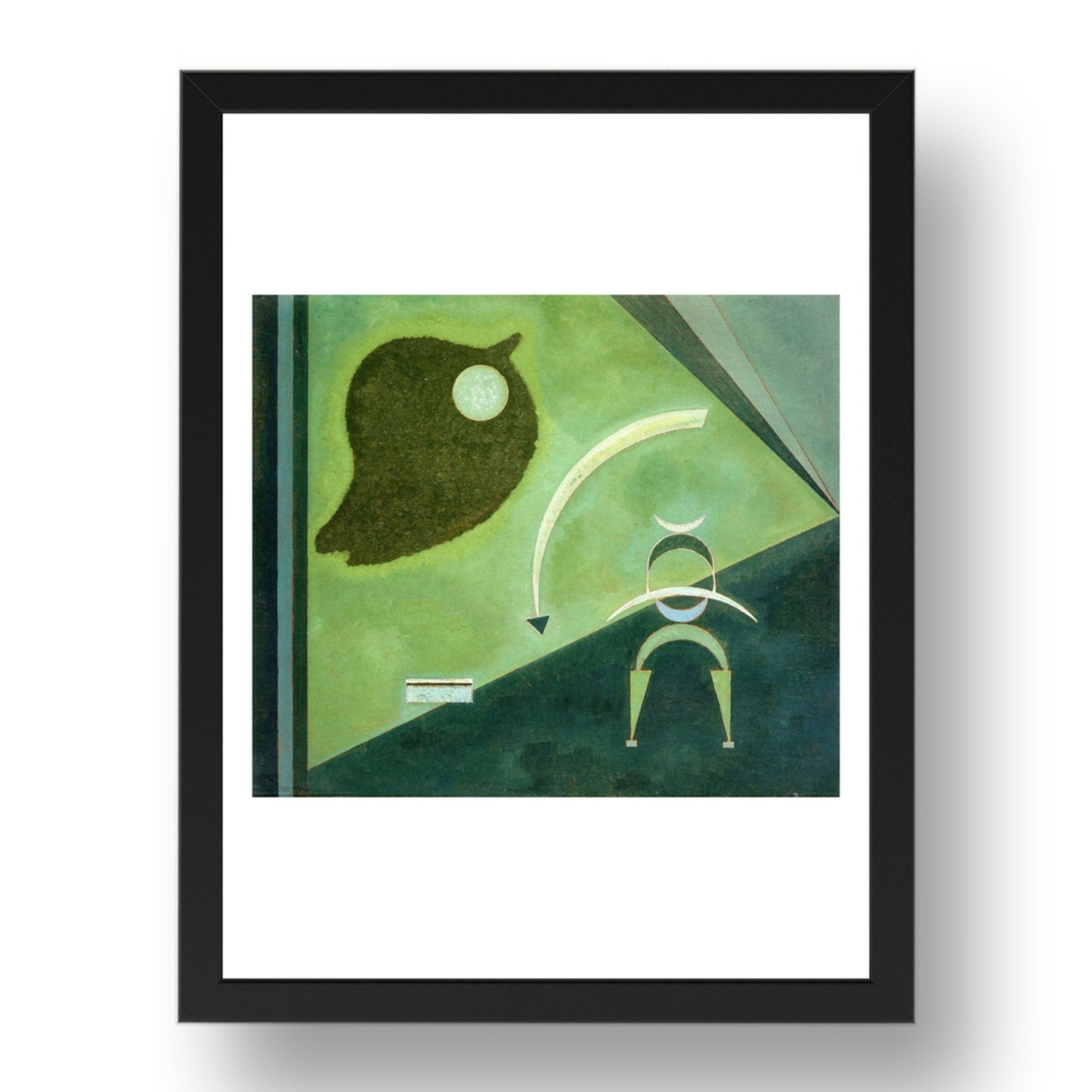 Green 1931 by Wassily Kandinsky, 17x13" Frame