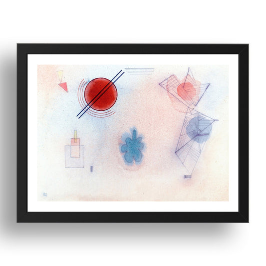 Green in the Middle 1932 by Wassily Kandinsky, 17x13" Frame