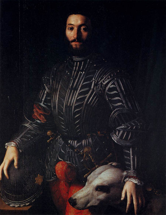 Guidobaldo della Rovere, vintage artwork by Agnolo Bronzino, A3 (16x12") Poster Print