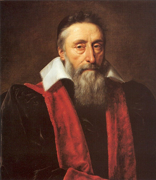 Guillaume du Vair, vintage artwork by Frans Pourbus the Younger, 12x8" (A4) Poster