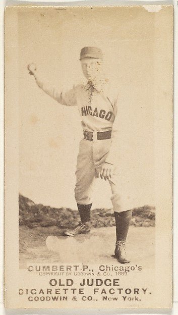 :Gumbert Pitcher Chicago from the Old Judge series for Old J-16x12"(A3) Poster