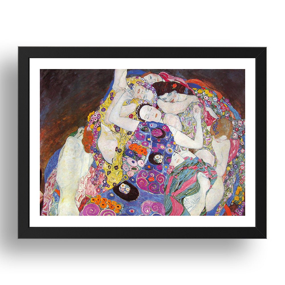 Gustav Klimt - The Virgin [1913], vintage artwork in A3 (17x13") Black Frame
