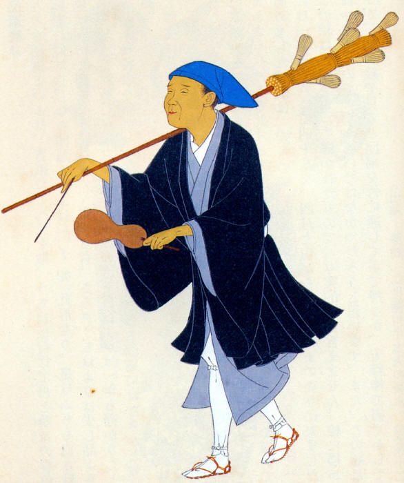 hachi-tataki, historic, vintage ukiyo-e Japan artwork,12x8"(A4) Poster Print