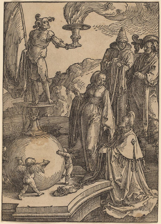 Hans Burgkmair I:Solomon's Idolatry,16x12"(A3) Poster