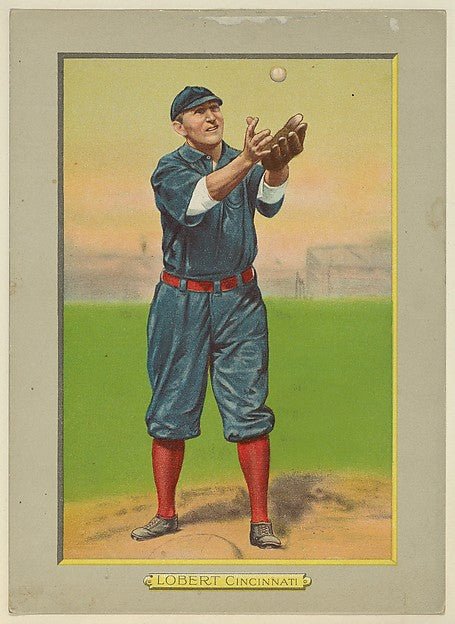 :Hans Lobert Third Baseman Cincinnati Reds  from Turkey Red-16x12"(A3) Poster