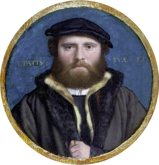 Hans of Antwerp (b.c.1497), vintage artwork by Hans Holbein the Younger, A3 (16x12") Poster Print