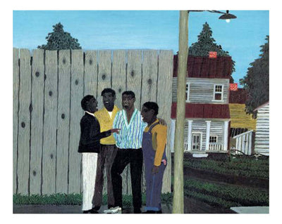 harmonizing 1944 by Horace Pippin, Classic African American artwork, 16x12" (A3) Poster Print