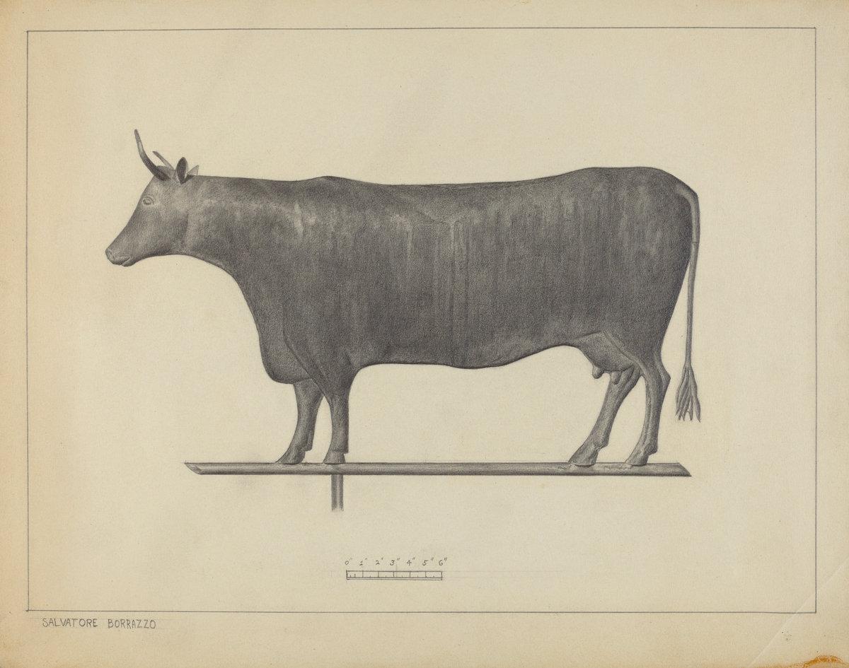 Helen Hobart:Weather Vane Finial,16x12"(A3) Poster