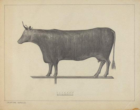 Helen Hobart:Weather Vane Finial,16x12"(A3) Poster