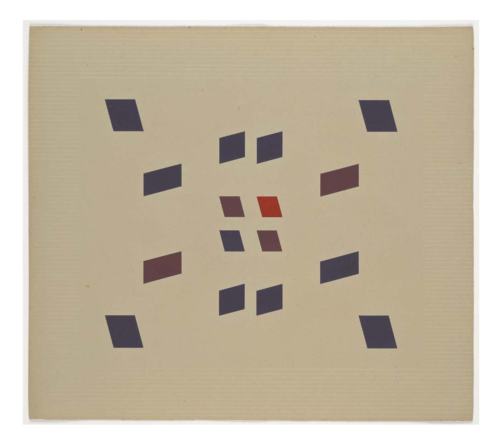 Helio Oiticica - Metaesquema, 16x12" (A3) Poster Print