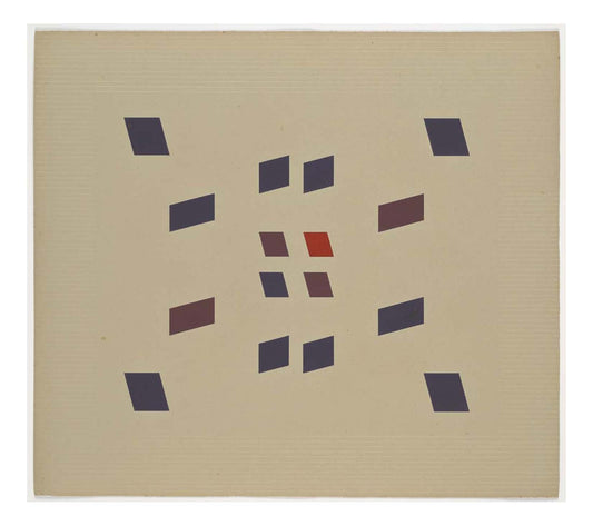 Helio Oiticica - Metaesquema, 16x12" (A3) Poster Print