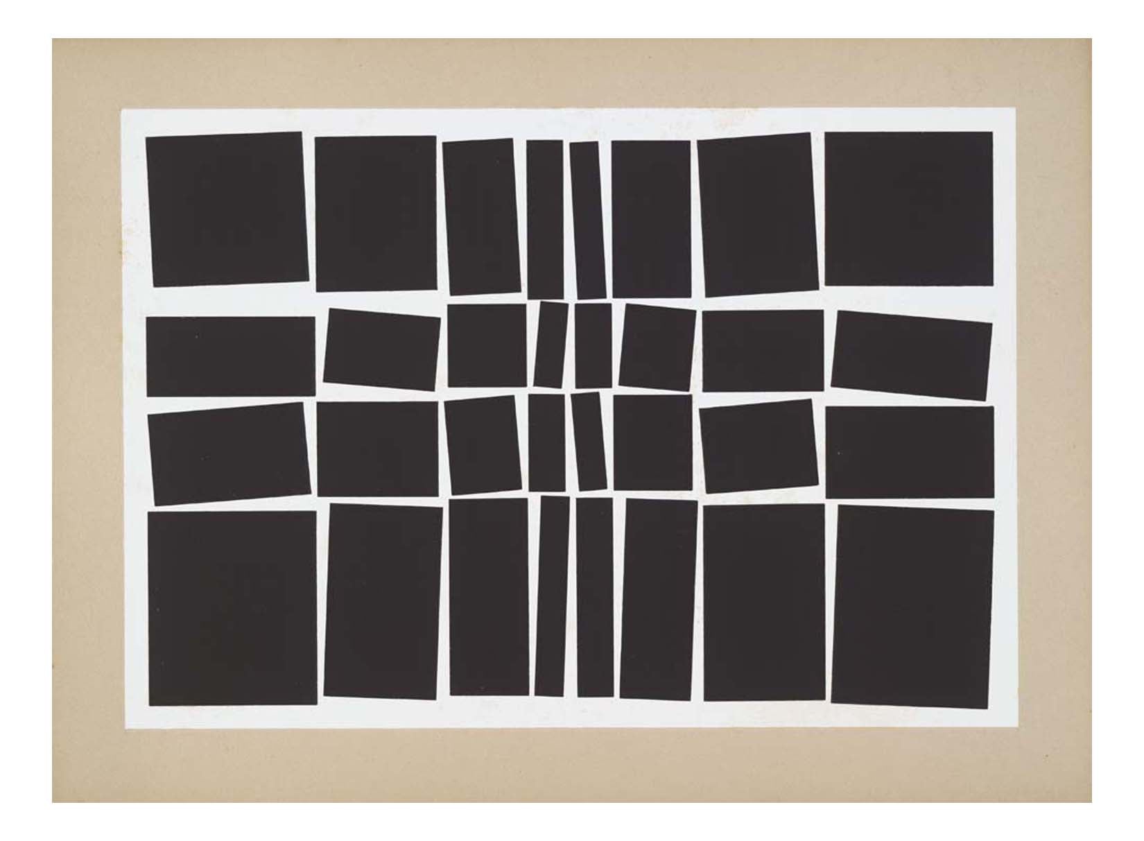 Helio Oiticica - Metaesquema (2), 16x12" (A3) Poster Print