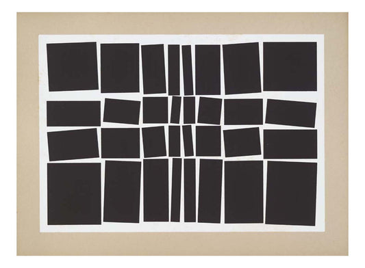 Helio Oiticica - Metaesquema (2), 16x12" (A3) Poster Print