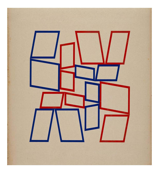 Helio Oiticica - Metaesquema No. 4066, 16x12" (A3) Poster Print