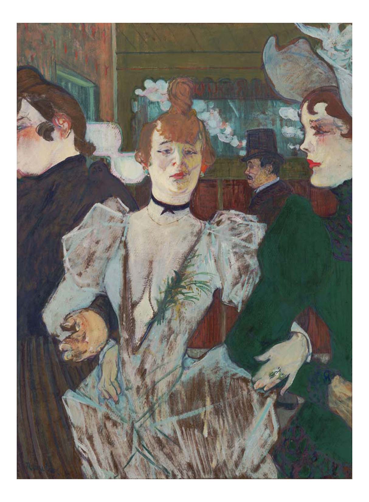 Henri de Toulouse-Lautrec - La Goulue at the Moulin Rouge, 16x12" (A3) Poster Print