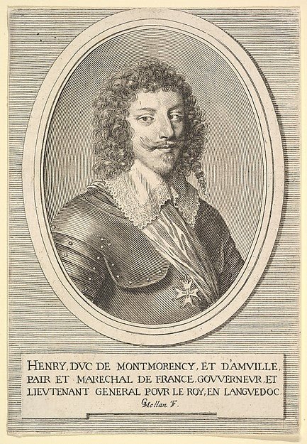 Henri II de Montmorency-Claude Mellan , vintage art, A3 (16x12") Poster Print