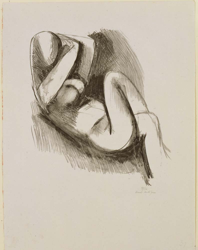 Henri Matisse - Le Grand Nu, vintage art, modern poster print