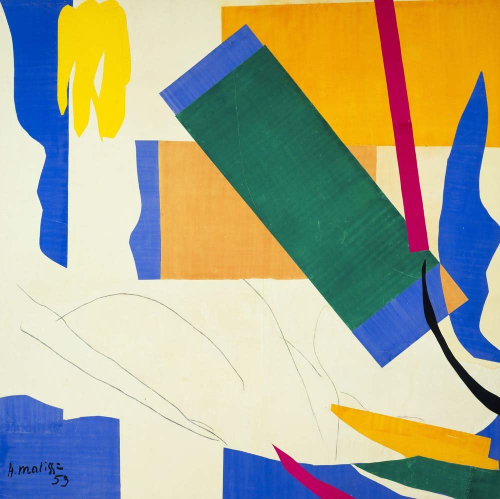 Henri Matisse - Memory of Oceania, vintage art, A3 (16x12")  Poster Print 