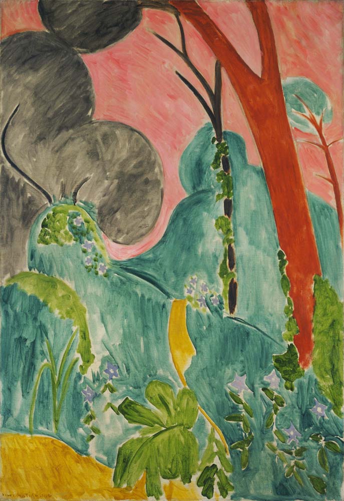 Henri Matisse - Periwinkles Moroccan Garden, vintage art, A3 (16x12")  Poster Print 