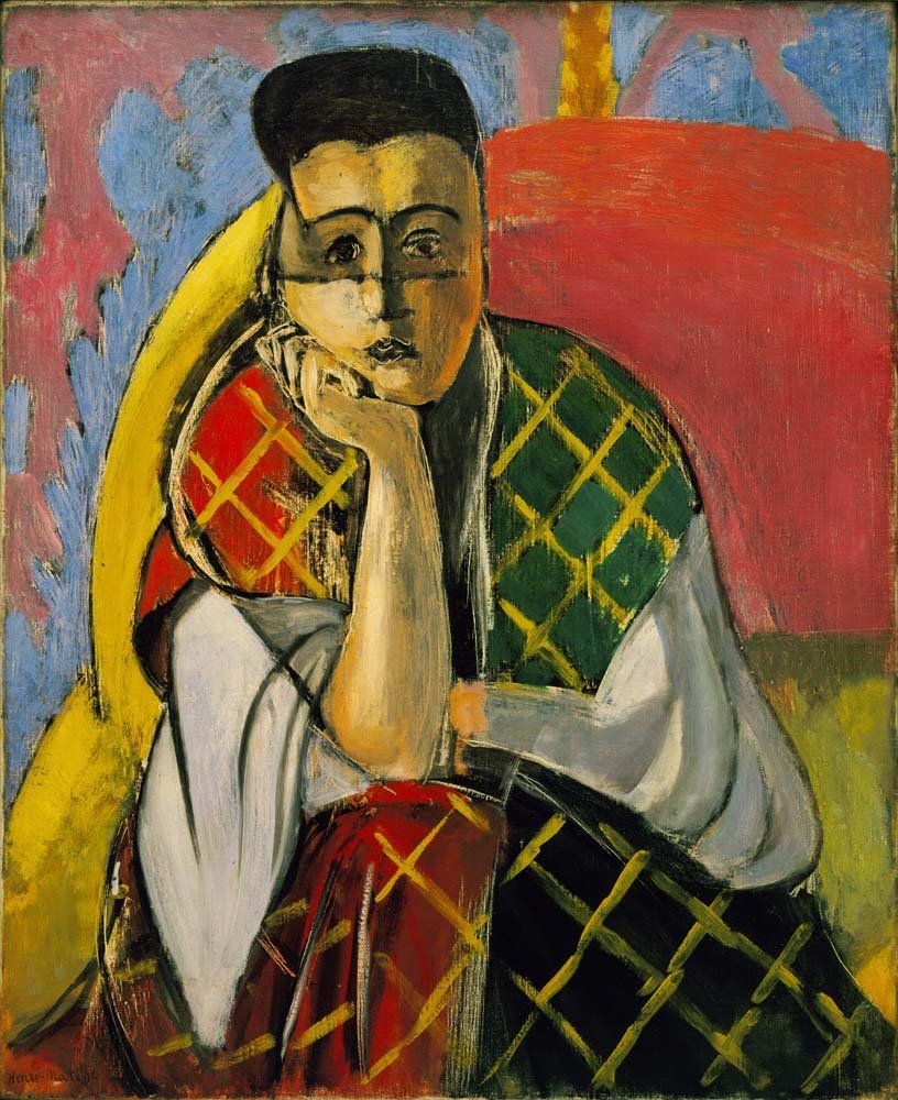 Henri Matisse - Woman with a Veil, vintage art, A3 (16x12")  Poster Print 