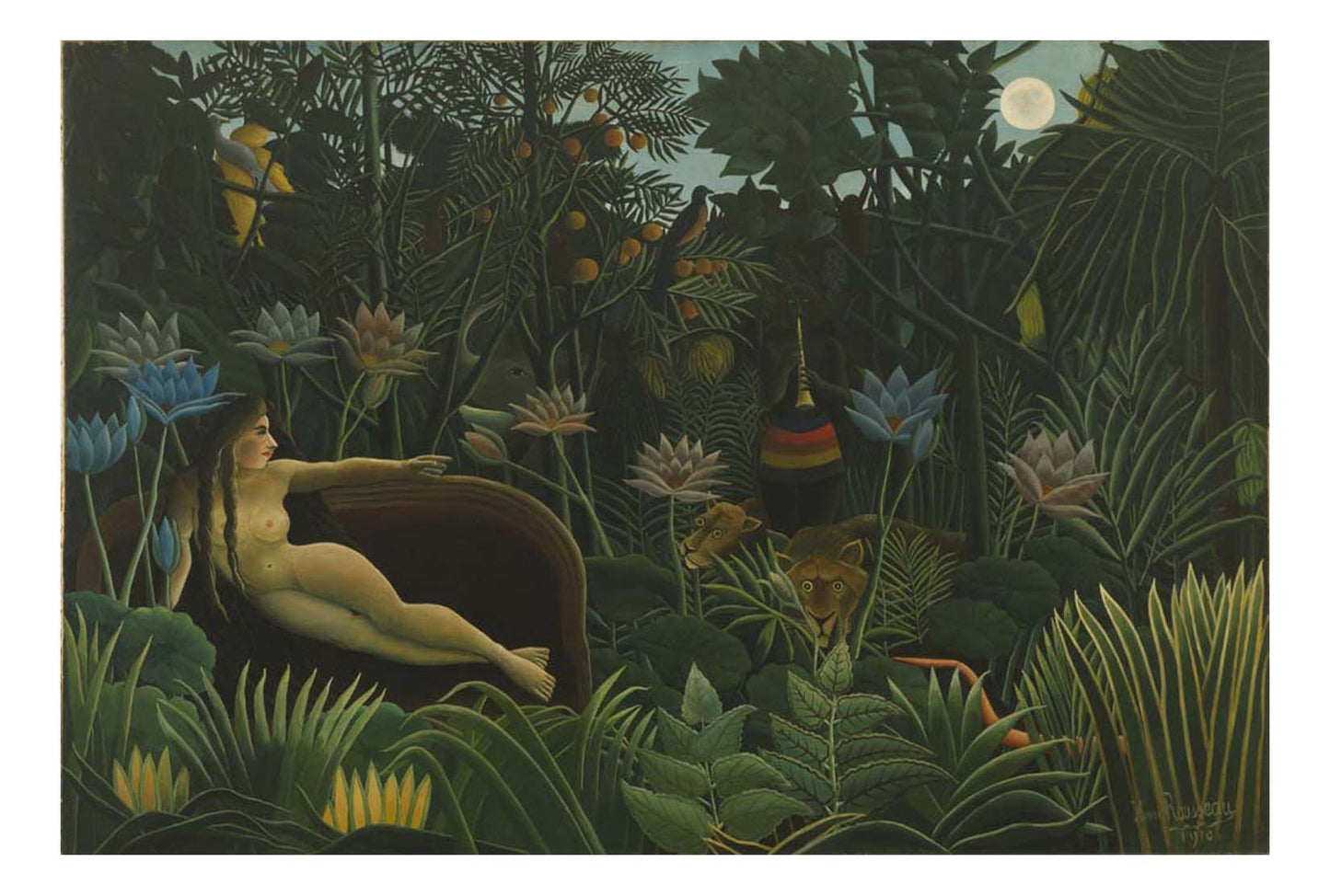 Henri Rousseau - The Dream, 16x12" (A3) Poster Print