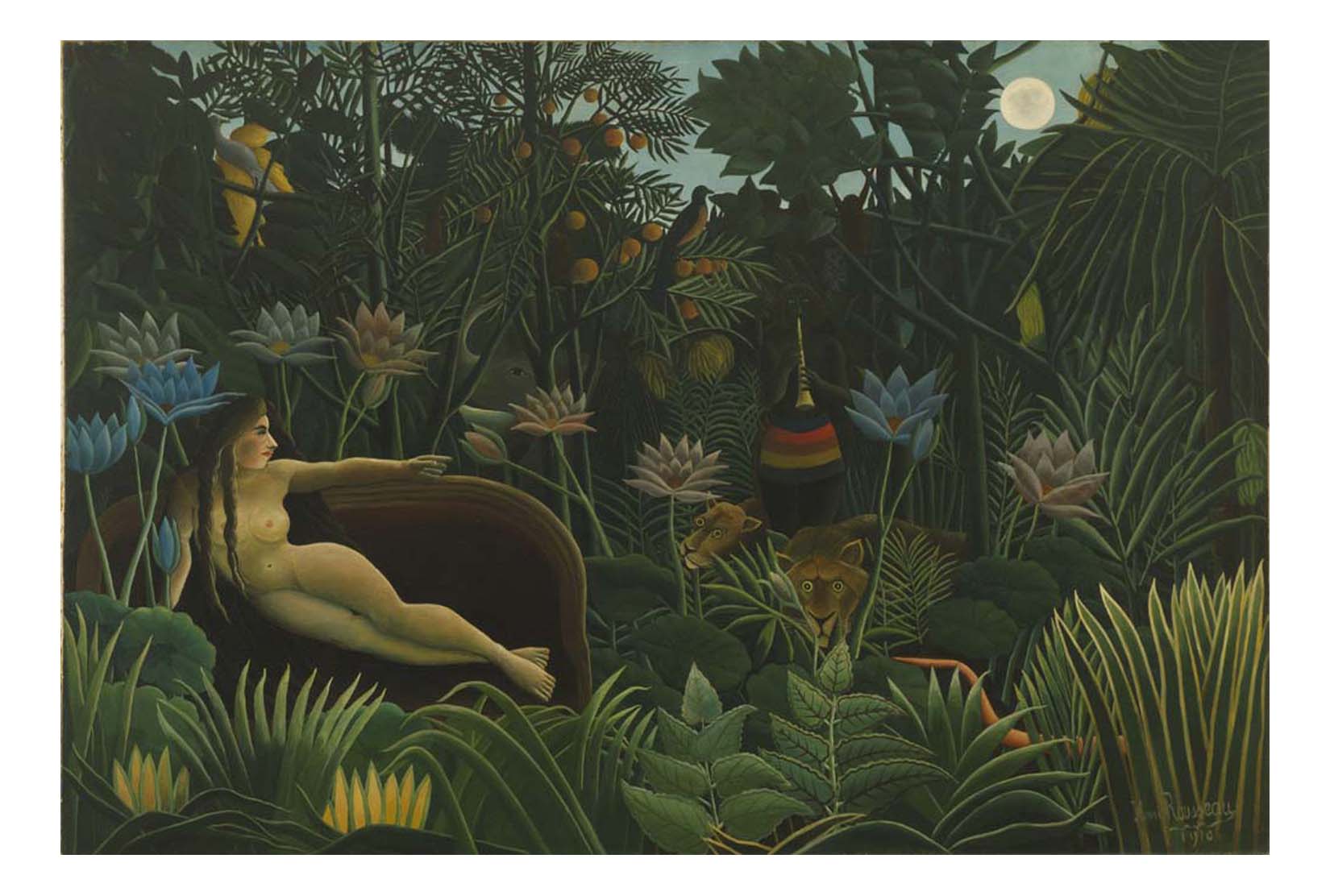 Henri Rousseau - The Dream, 16x12" (A3) Poster Print