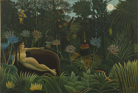Henri Rousseau - The Dream, vintage art, modern poster print