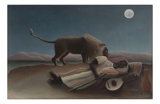 Henri Rousseau - The Sleeping Gypsy, 16x12" (A3) Poster Print