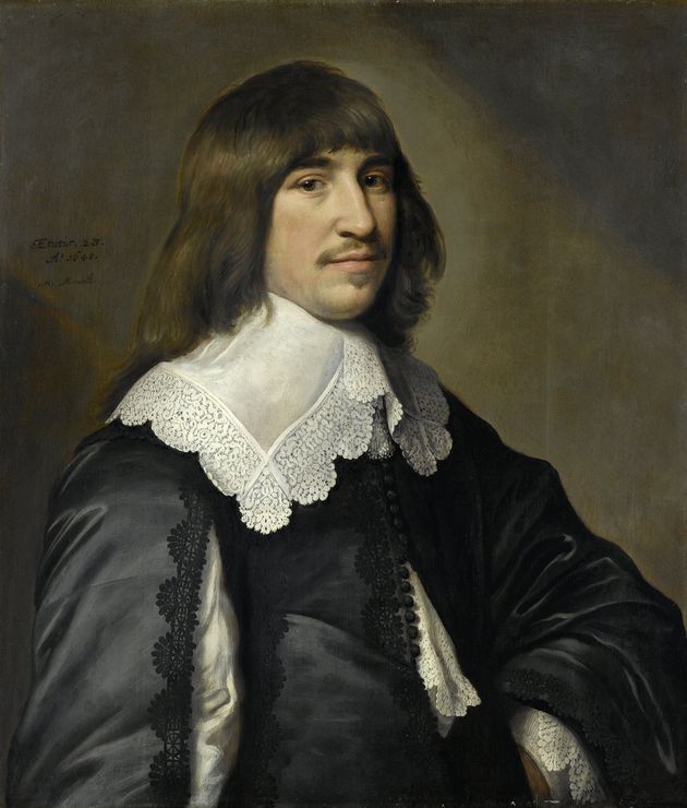 Henrick Hooft, vintage artwork by Michiel Jansz. van Mierevelt, A3 (16x12") Poster Print