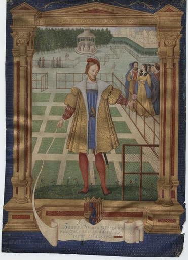 Henry d'Albret, King of Navarre, vintage artwork by Franҫois Clouet, A3 (16x12") Poster Print