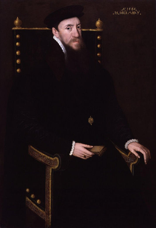 Henry Fitzalan, 12th Earl of Arundel, vintage artwork by Steven van der Meulen, A3 (16x12") Poster Print
