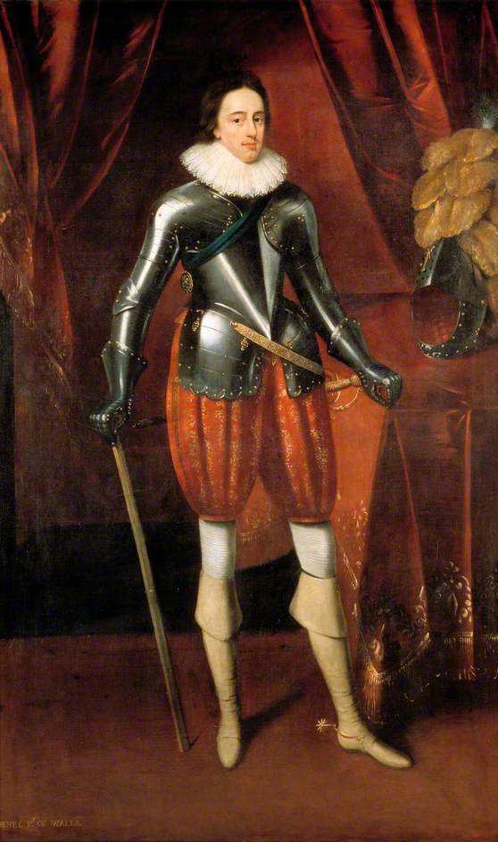 Henry Frederick, Prince of Wales (1594–1612), Eldest Son of King James VI & I, vintage artwork by Paulus van Somer I, 12x8" (A4) Poster