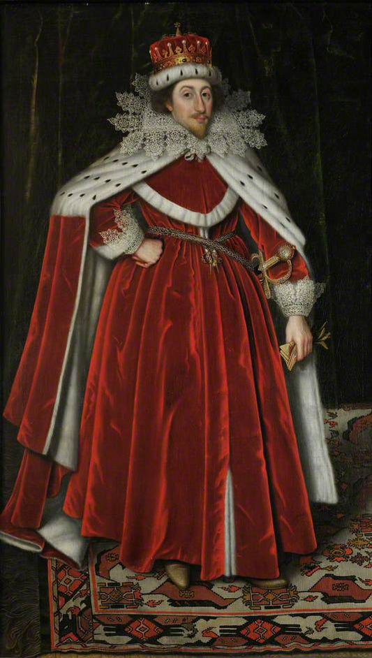 Henry Hastings (1586–1643), 5th Earl of Huntingdon, vintage artwork by Attributed to Paulus van Somer I, 12x8" (A4) Poster