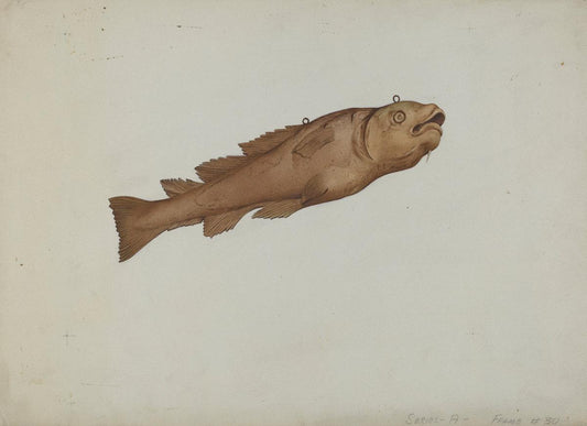 Henry Murphy:Fish Shop Sign,16x12"(A3) Poster