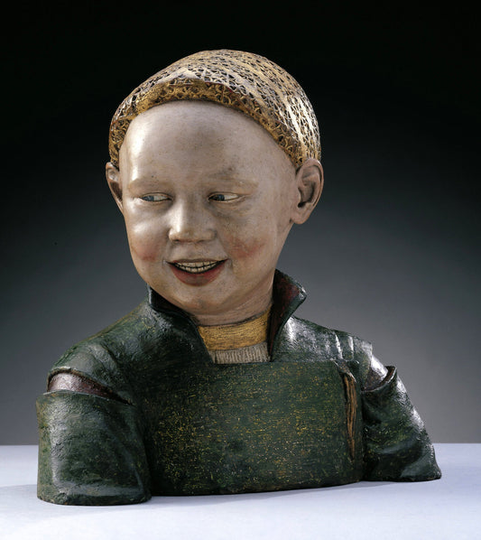 Henry VIII (1491-1547) when a young boy (?), vintage artwork by Guido Mazzoni, A3 (16x12") Poster Print