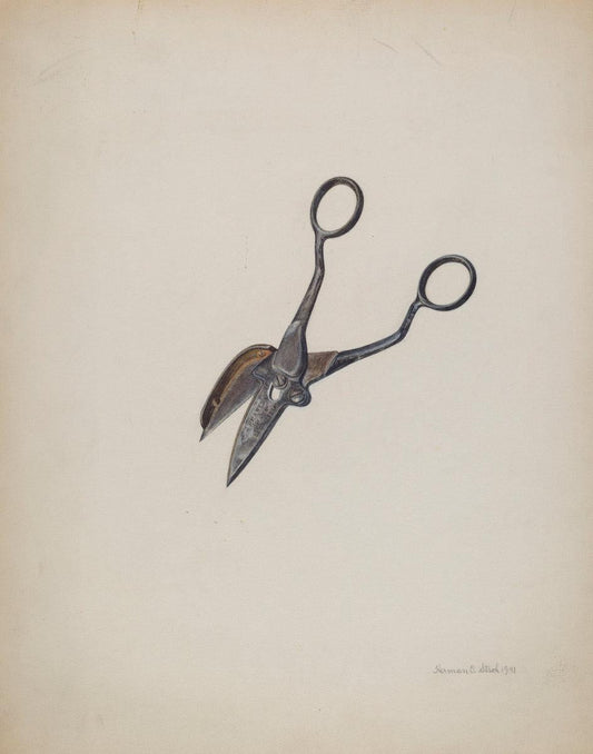 Herman O. Stroh:Wick Trimmer,16x12"(A3) Poster