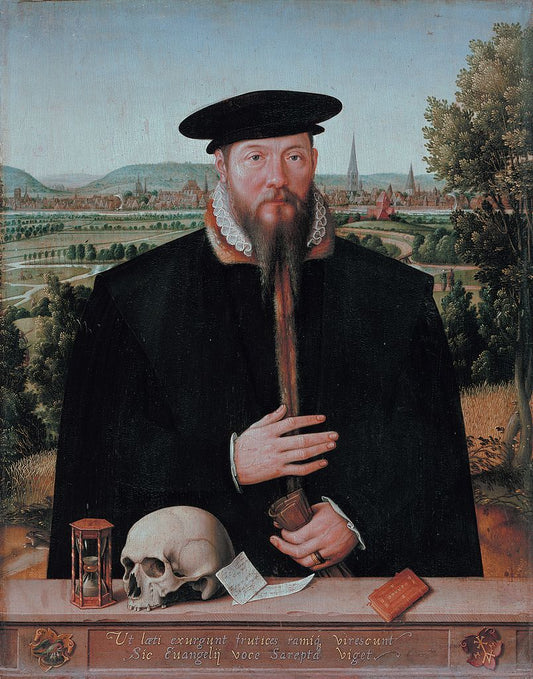 Hermann Huddaeus, vintage artwork by Ludger Tom Ring The Younger, A3 (16x12") Poster Print