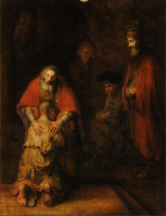 return of prodigal son by Rembrandt, 12x8" (A4) Poster