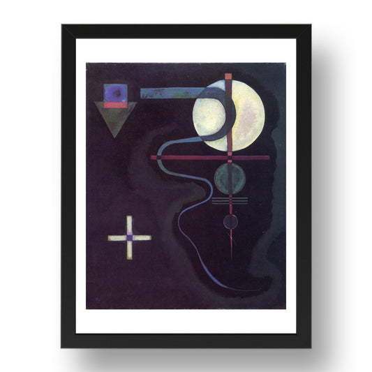 Hollow Energy 1926 by Wassily Kandinsky, 17x13" Frame